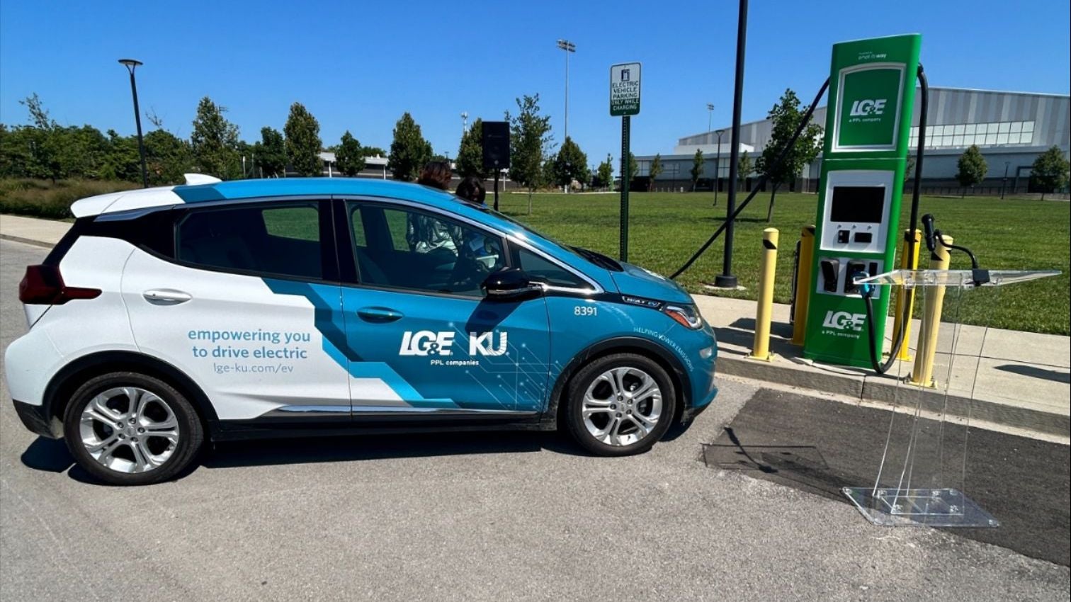 New high-speed EV charging stations unveiled in West Louisville 